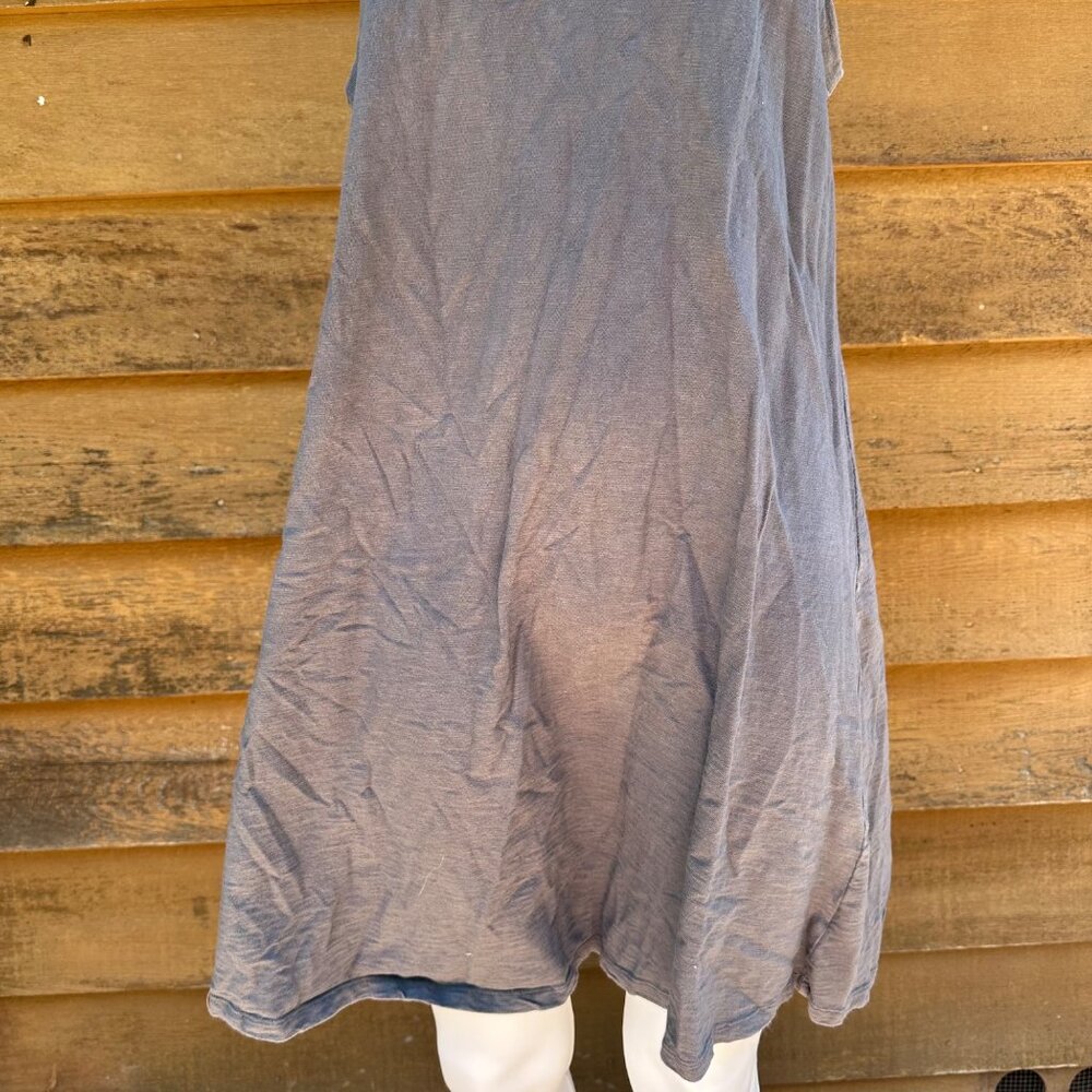 Universal Thread Charcoal Tank Casual Beach Grey Dress - Picture 7 of 8